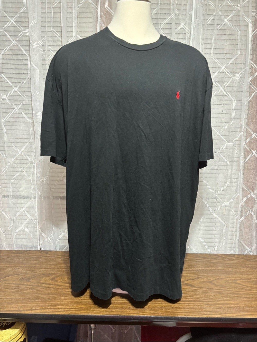 Polo by Ralph Lauren 4XLT Black Tee with Red Pony Embroidery 30 p2p 36L